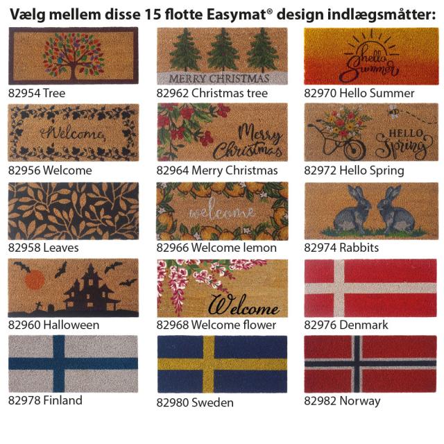 15 flotte Easymat designs